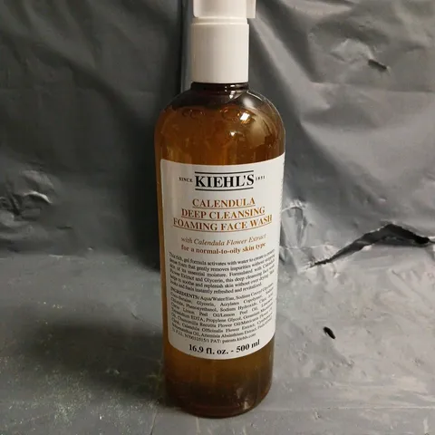 KIEHL'S CALENDULA DEEP CLEANSING FOAMING FACE WASH 500ML