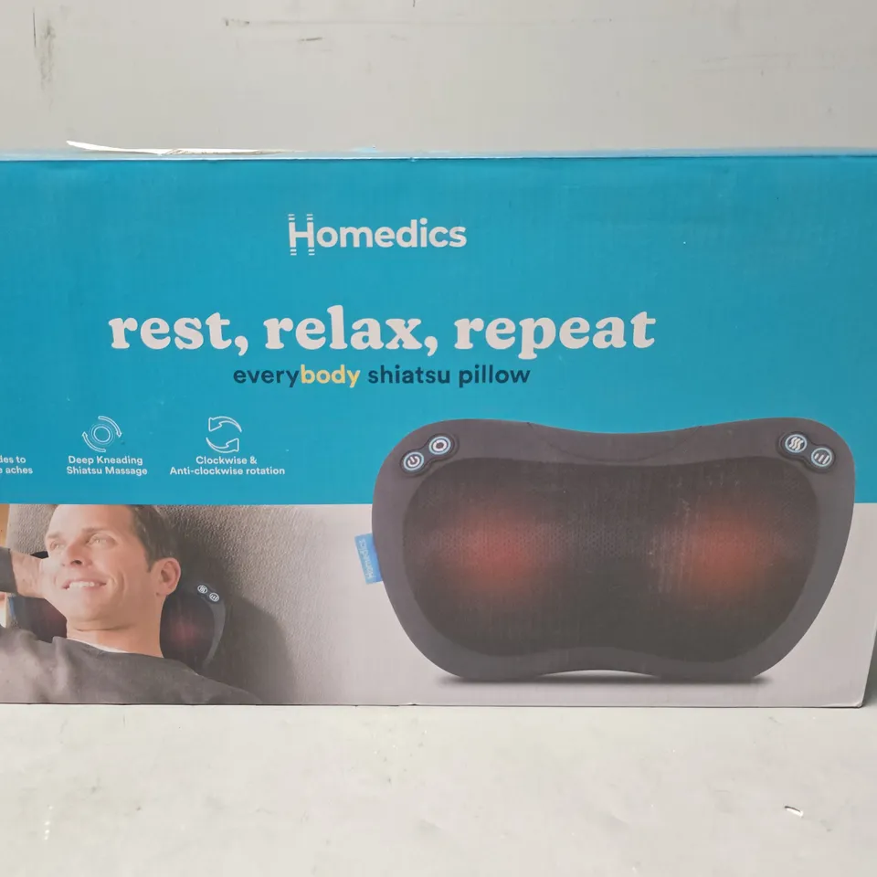 BOXED HOMEDICS EVERYBODY SHIATSU PILLOW