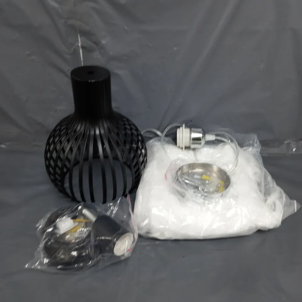 SIMPLE CHANDELIER BIRD CAGE LIGHT PENDANT