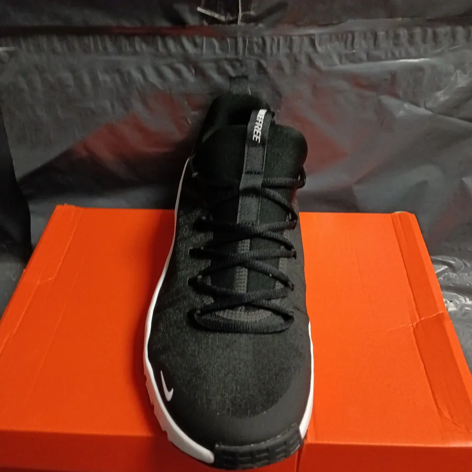 BOXED PAIR OF NIKE FREE METCON 6 WOMEN'S TRAINING SHOES – BLACK/WHITE, UK 9