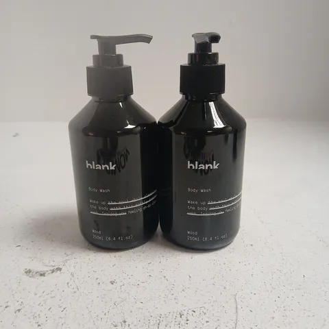 BLANK BODY WASH – WOOD SCENT, 250ML, SET OF 2 