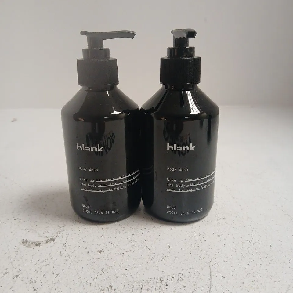 BLANK BODY WASH – WOOD SCENT, 250ML, SET OF 2 