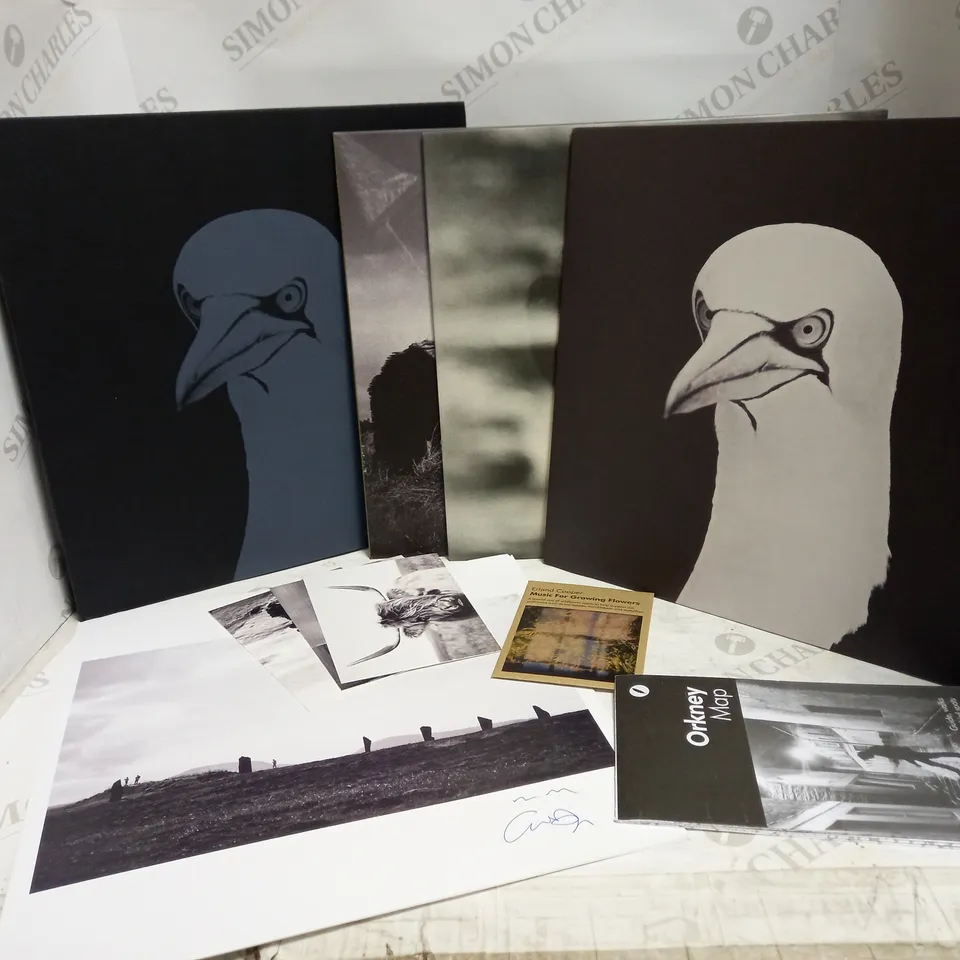 ERLAND COOPER AN ORKNEY TRIPTYCH 3LP VINYL COLLECTOR'S SET WITH MAP, POSTCARDS, WILDFLOWER SEEDS + SIGNED PHOTO PRINT