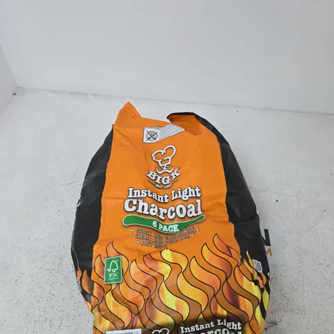 BIG INSTANT LIGHT CHARCOAL 6 PACK