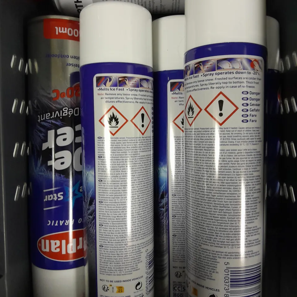 APPROXIMATELY 15 ASSORTED AEROSOLS TO INCLUDE WURTH HHS 2000, CAR PLAN DE-ICER, CAUDALIE EAU DE RAISIN ETC - COLLECTION ONLY 