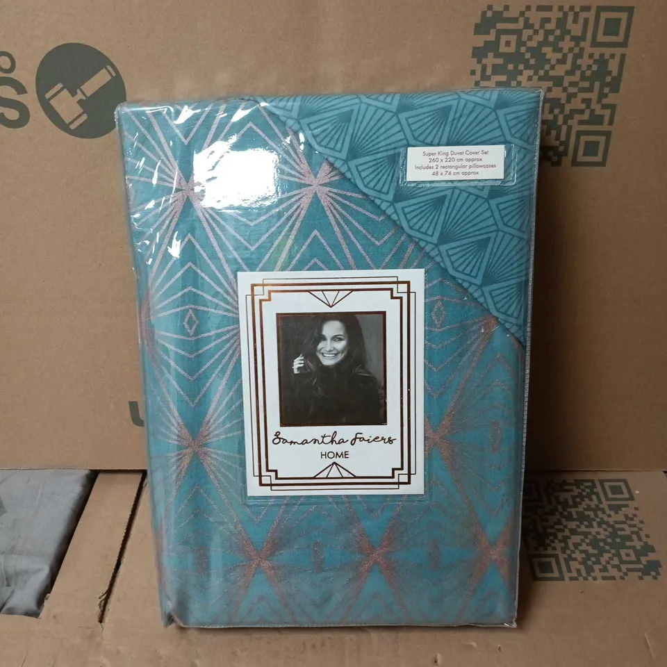 SAMANTHA FAIERS HOME SUPER KING DUVET SET