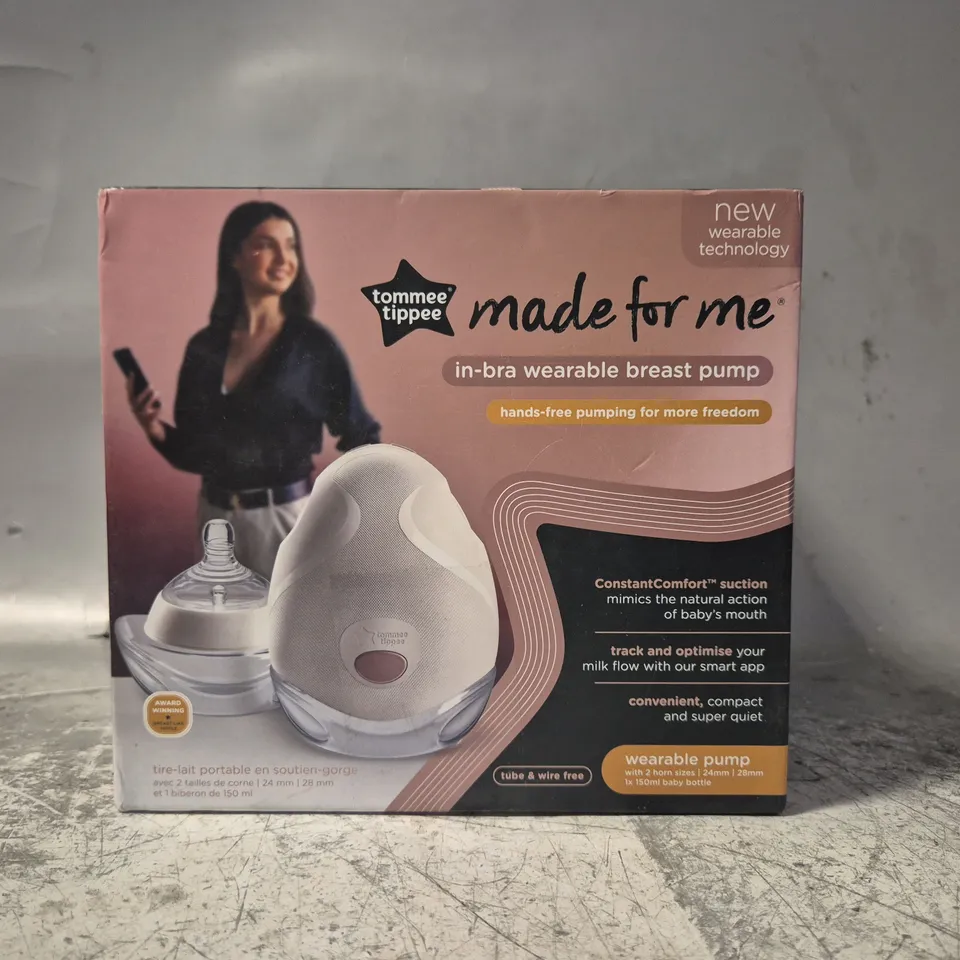 TOMMEE TIPPEE IN-BRA WEARABLE BREAST PUMP
