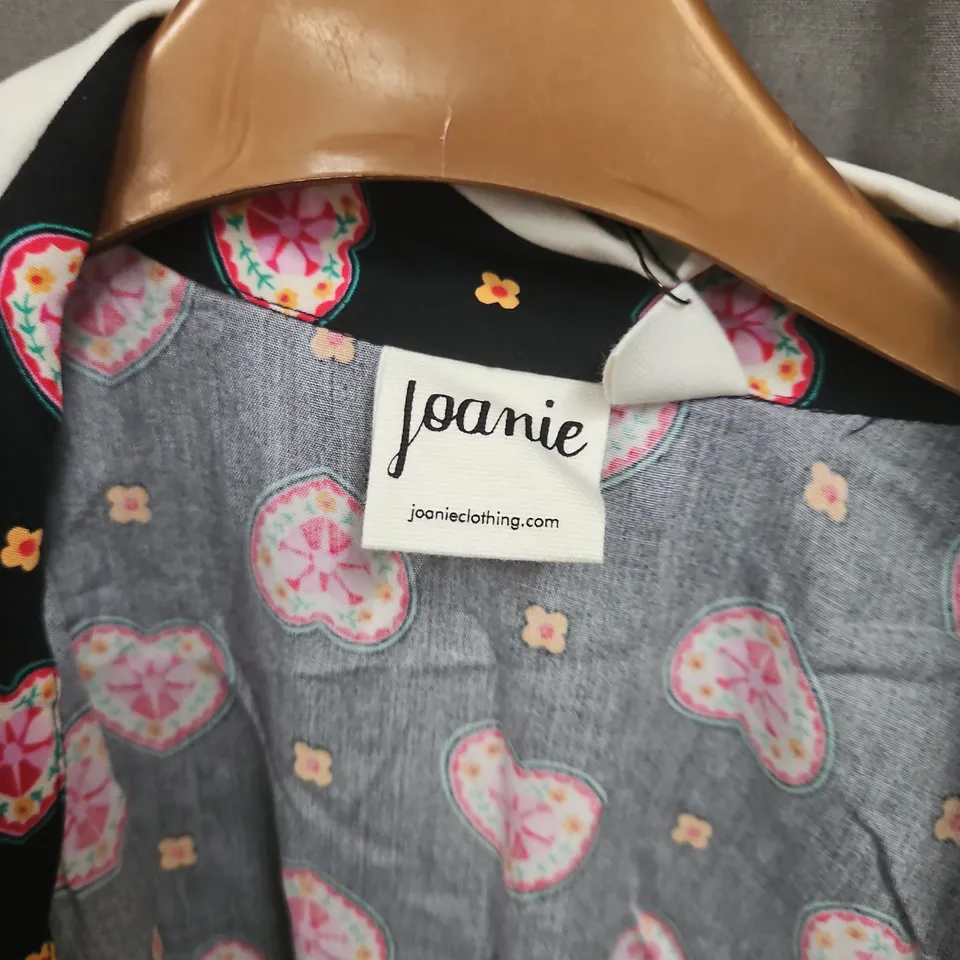 JOANIE JENNA DRESS IN BLACK MULTI - UK 16