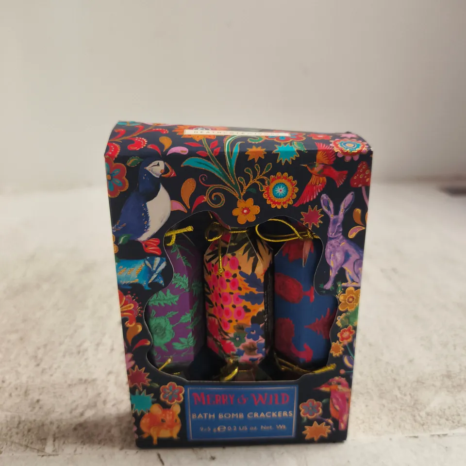 MERRY & WILD BATH BOMB CRACKERS – 3-PACK (VEGAN FRIENDLY)