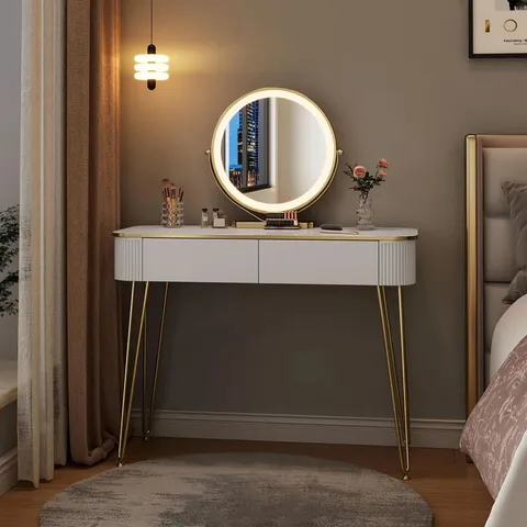 BOXED AARIA DRESSING TABLE WITH MIRROR (1 BOX)