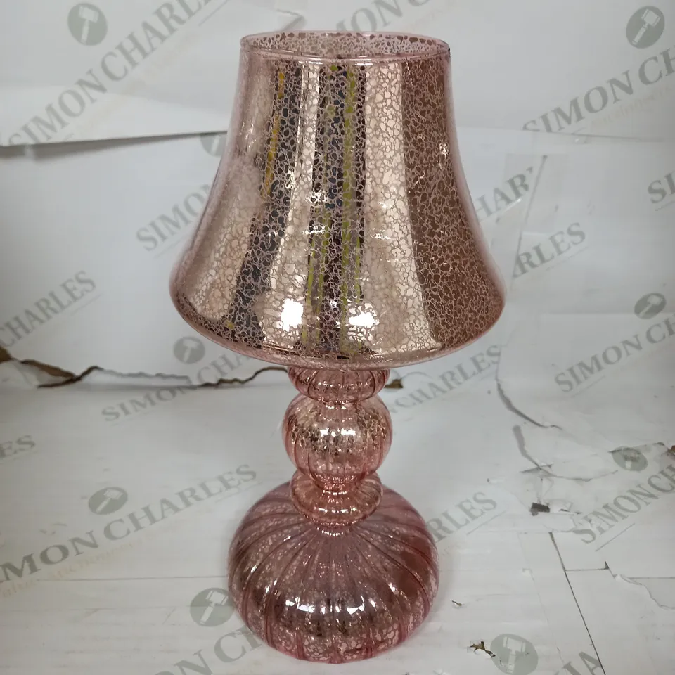 HOME REFLECTIONS PRE-LIT LED MERCURY GLASS LAMP