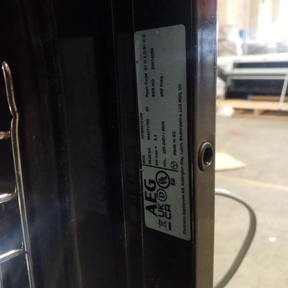 AEG DCB331010M BUILT IN ELECTRIC DOUBLE OVEN