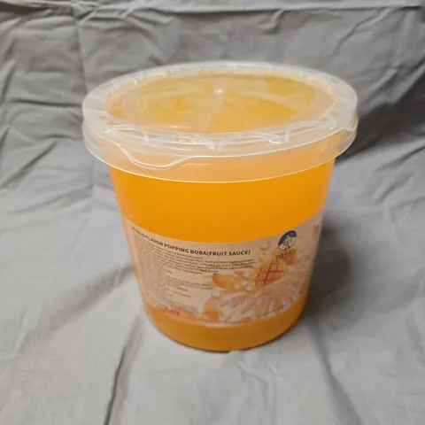 SEALED PAPAW MANGO FLAVOUR POPPING BOBA - 3KG