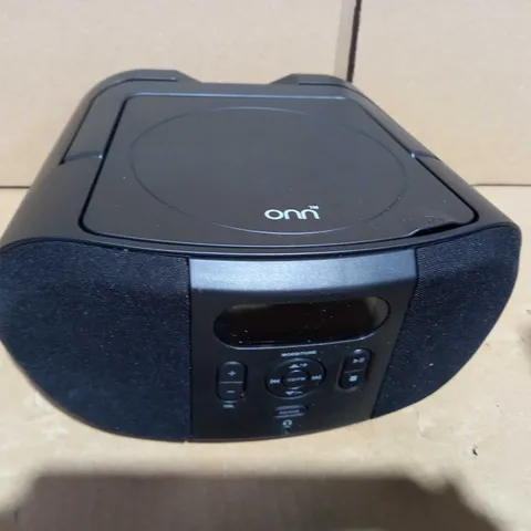 LOT OF 2 X ONN CD BOOMBOX IN BLACK