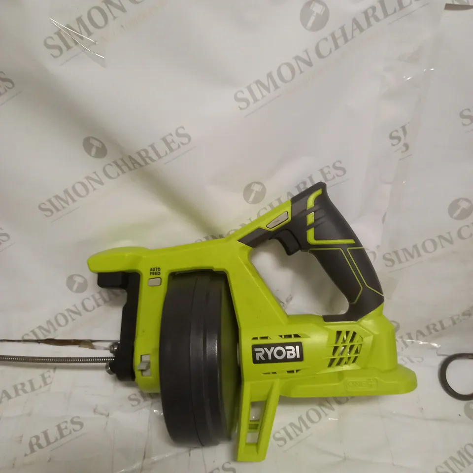 RYOBI R18DA-0 ONE+ CORDLESS DRAIN AUGER (BARE TOOL), 18 V