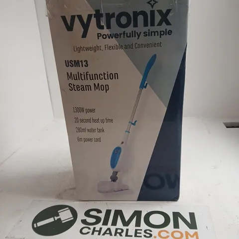 VYTRONIX MULTIFUNCTION STEAM MOP USM13 - BOXED