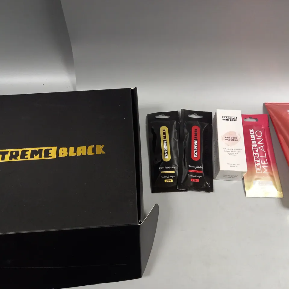 EXTREME BLACK BOXED GIFT SET FOR TANNING 