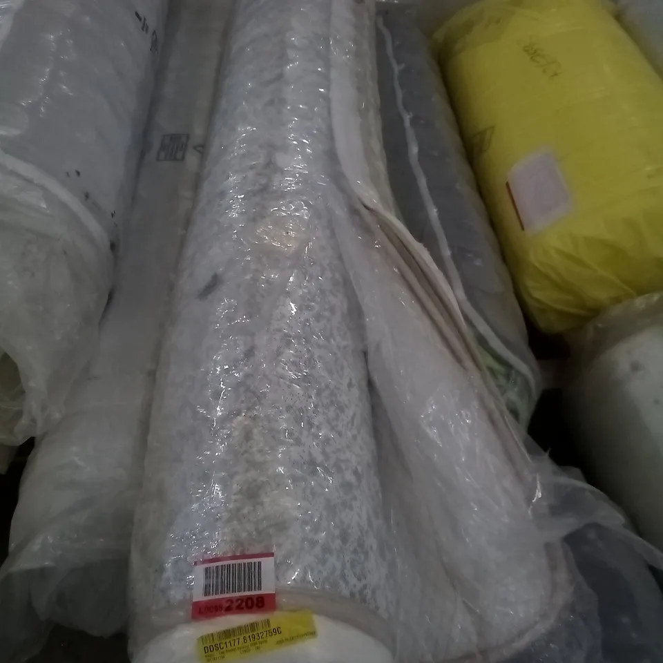 QUALITY BAGGED ROLLED PILLOW-TOP POCKET SPRUNG 2000 SPRING 5'4" MATTRESS 