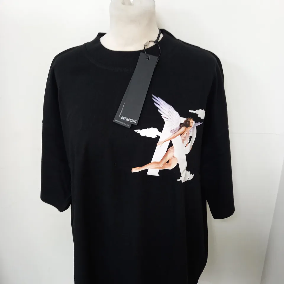 REPRESENT STORMS IN HEAVEN T-SHIRT SIZE L