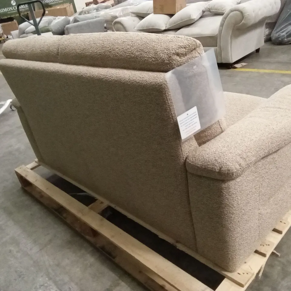 QUALITY DESIGNER ITALIAN MADE OLIVER FABRIC 2 SEATER MAXI SOFA