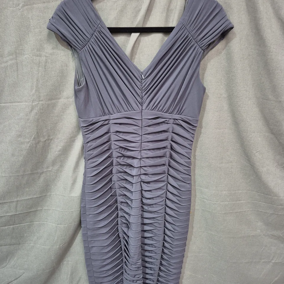 JAX GIRLS' LILAC RUCHED DRESS - SIZE 6