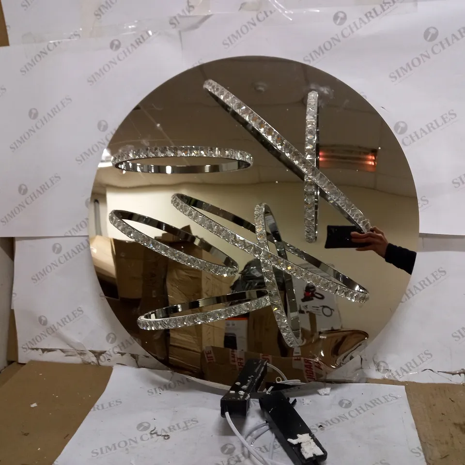 ZANCARA 7LT POLISHED CHROME AND CRYSTAL LED