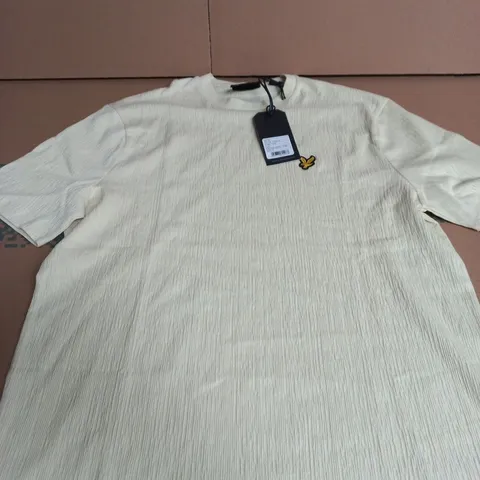 LYLE & SCOTT CREPE T-SHIRT – LUNA (STYLE TS2217V), UK SIZE S