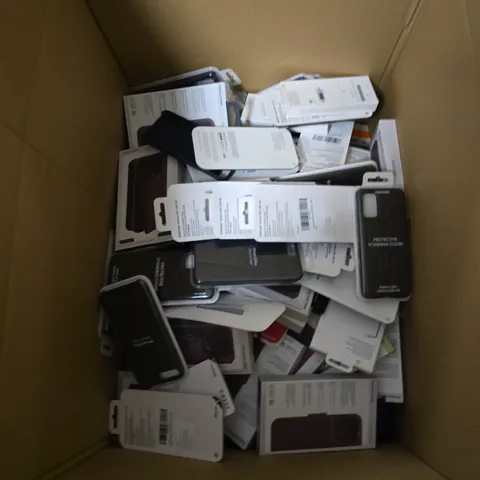 BOX OF APPROXIMATELY 40 ASSORTED PHONE AND TABLET CASES