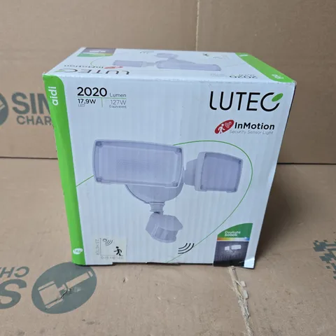 LUTEC INMOTION SECURITY SENSOR LIGHT – OUTDOOR DUAL FLOODLIGHT 