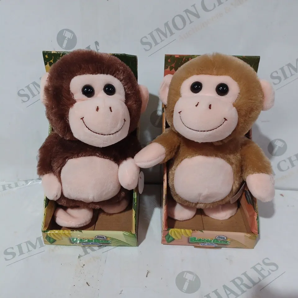 SET OF 2 BUBBLE BUDZ MONKEYS