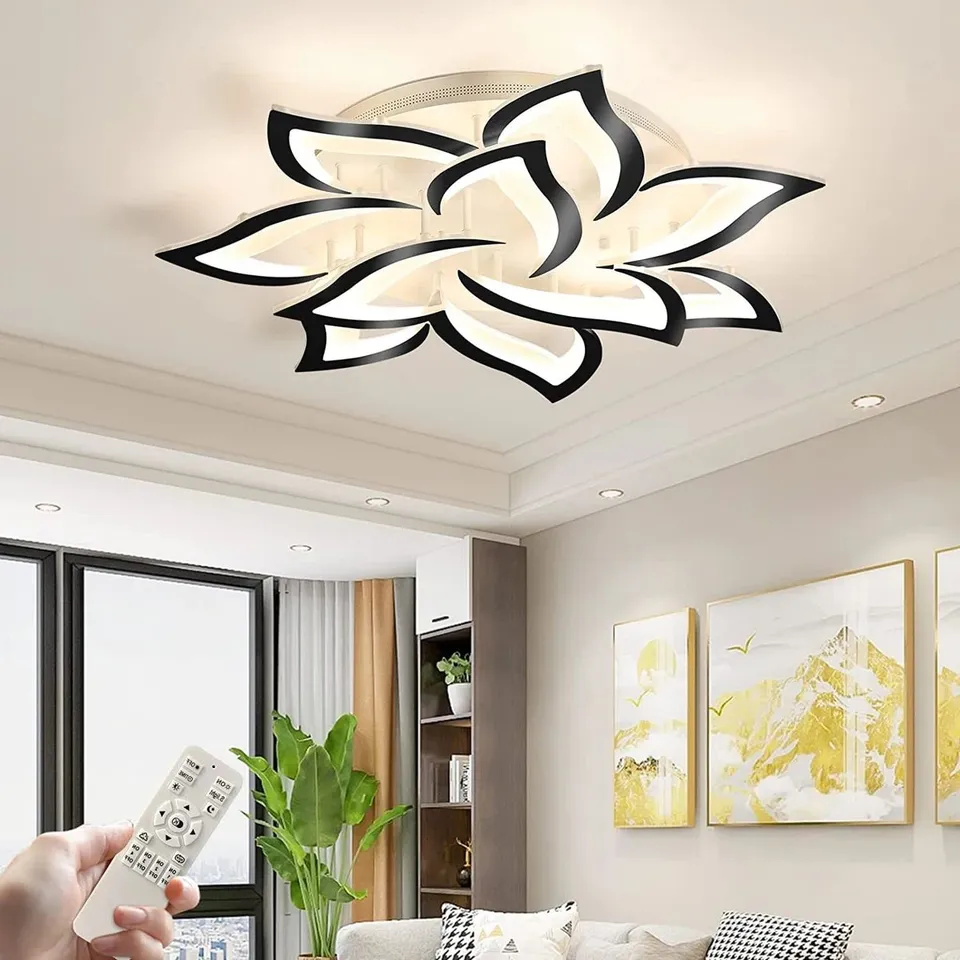 BOXED IZZABELLA 10-LIGHT 85cm ACRYLIC LED FLUSH MOUNT (1 BOX)