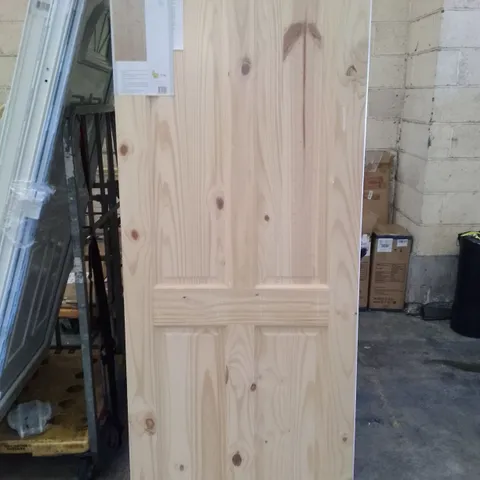 4 PANEL KNOTTY PINE INTERNAL DOOR 1981×762×35MM