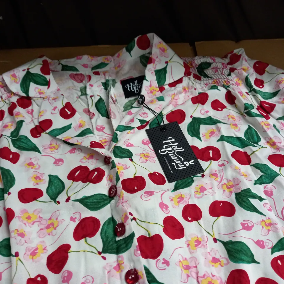 HELL BUNNY CHERRY THEMED DRESSES - VARIOUS SIZES