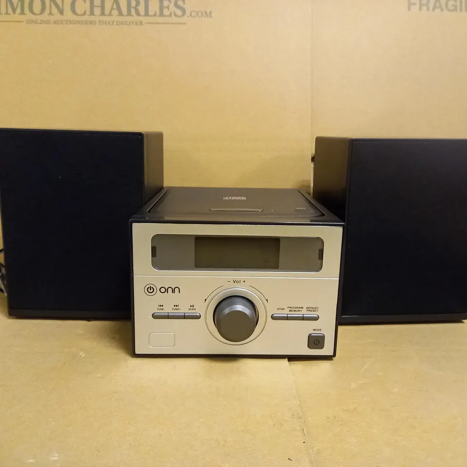 ONN CD MICRO SYSTEM-FM RADIO