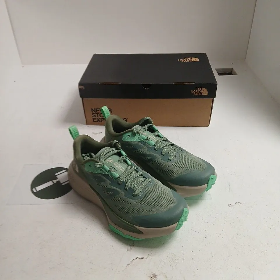 THE NORTH FACE WOMEN'S ALTA MESA 500 SHOES – GREY/GREEN (UK 5 / EU 38) BOXED