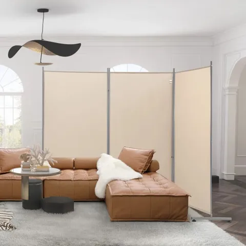 BOXED HAVISH 300CM W × 180CM H 6-PANEL FOLDING ROOM DIVIDER