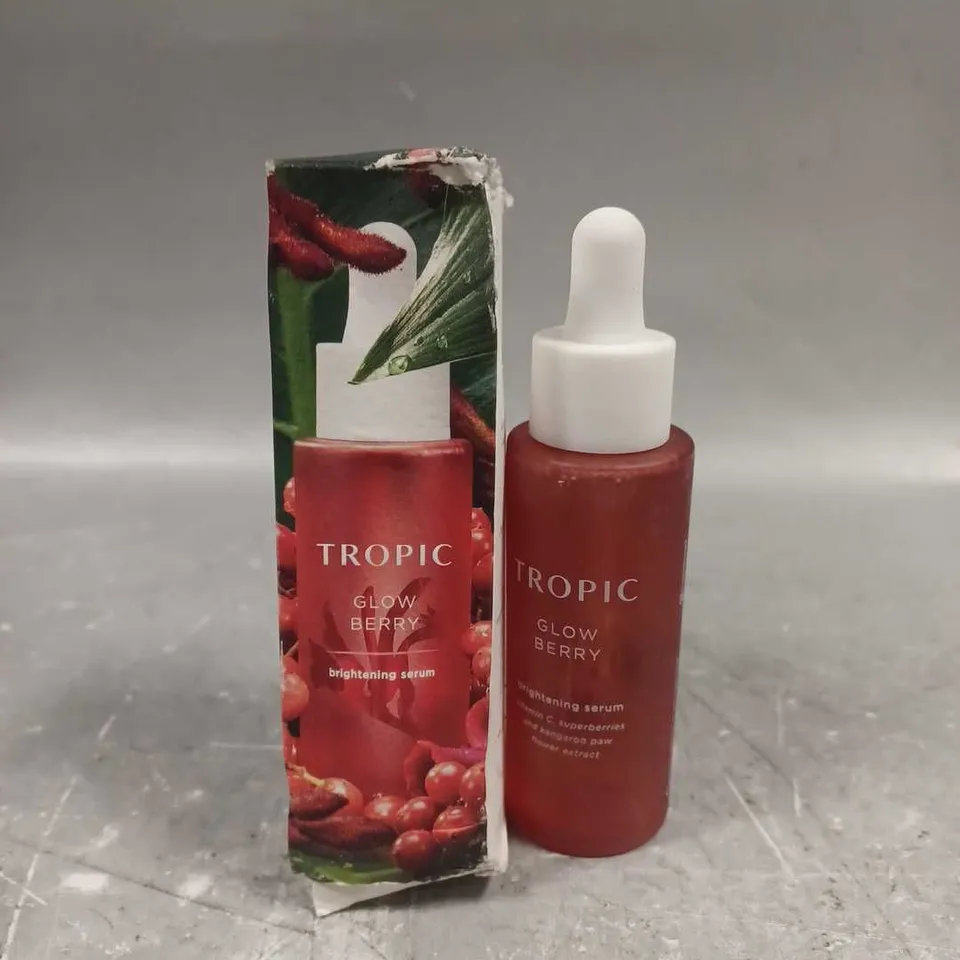 BOXED TROPIC SKINCARE GLOW BERRY BRIGHTENING SERUM 30ML