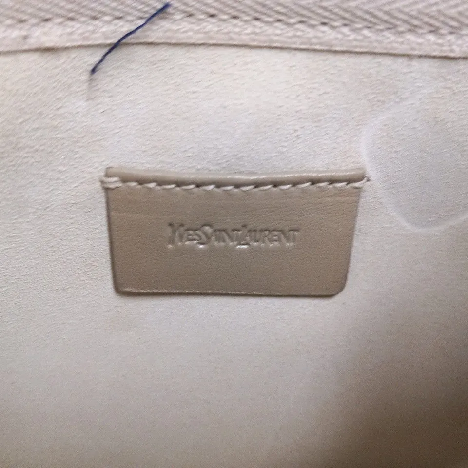 YVES SAINT LAURENT GOLD SHOULDER BAG