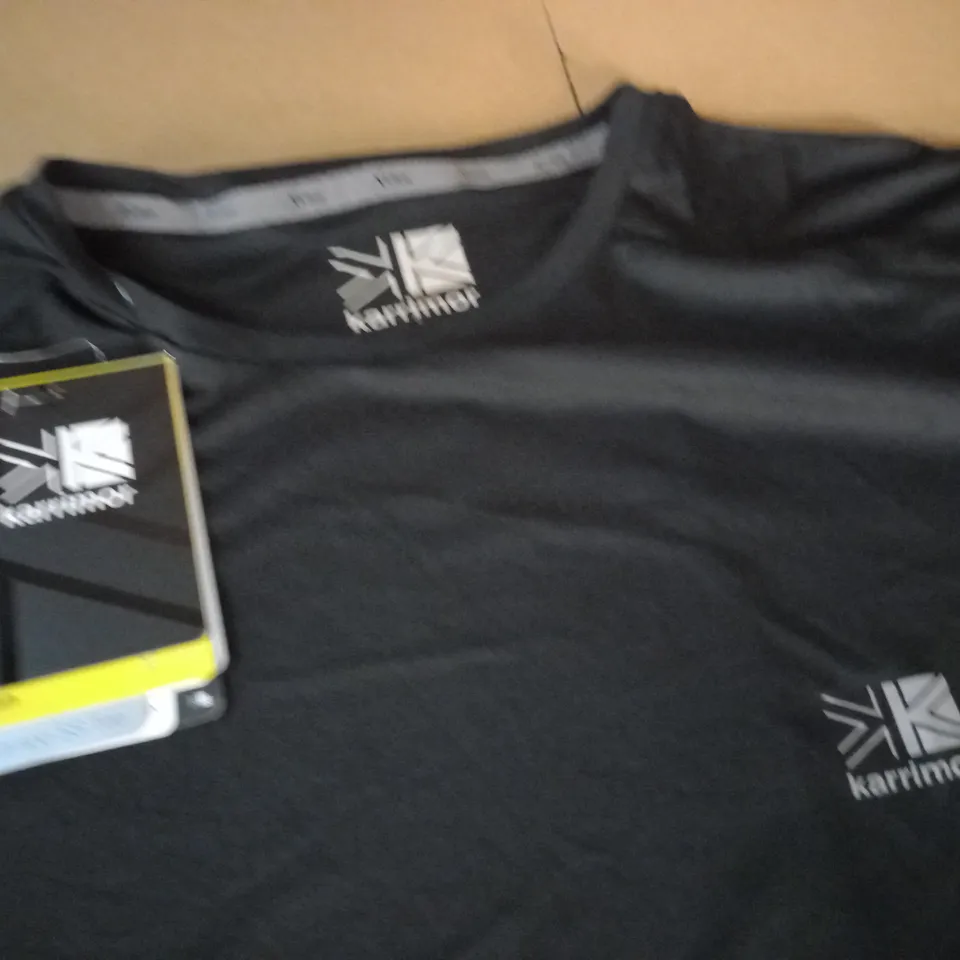 KARRIMOR RUN X-LITE TEE IN BLACK - L