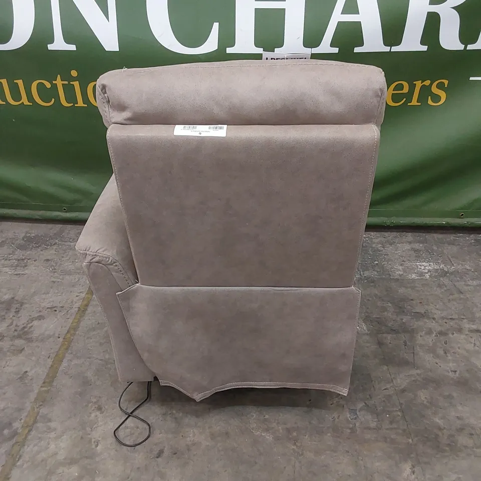 DESIGNER FABRIC UPHOLSTERED ELECTRIC RECLINER SOFA PIECE 