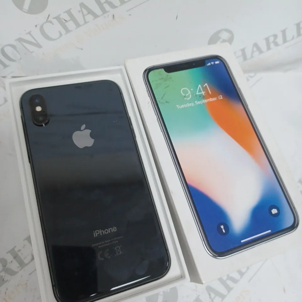 BOXED IPHONE X IN BLACK 