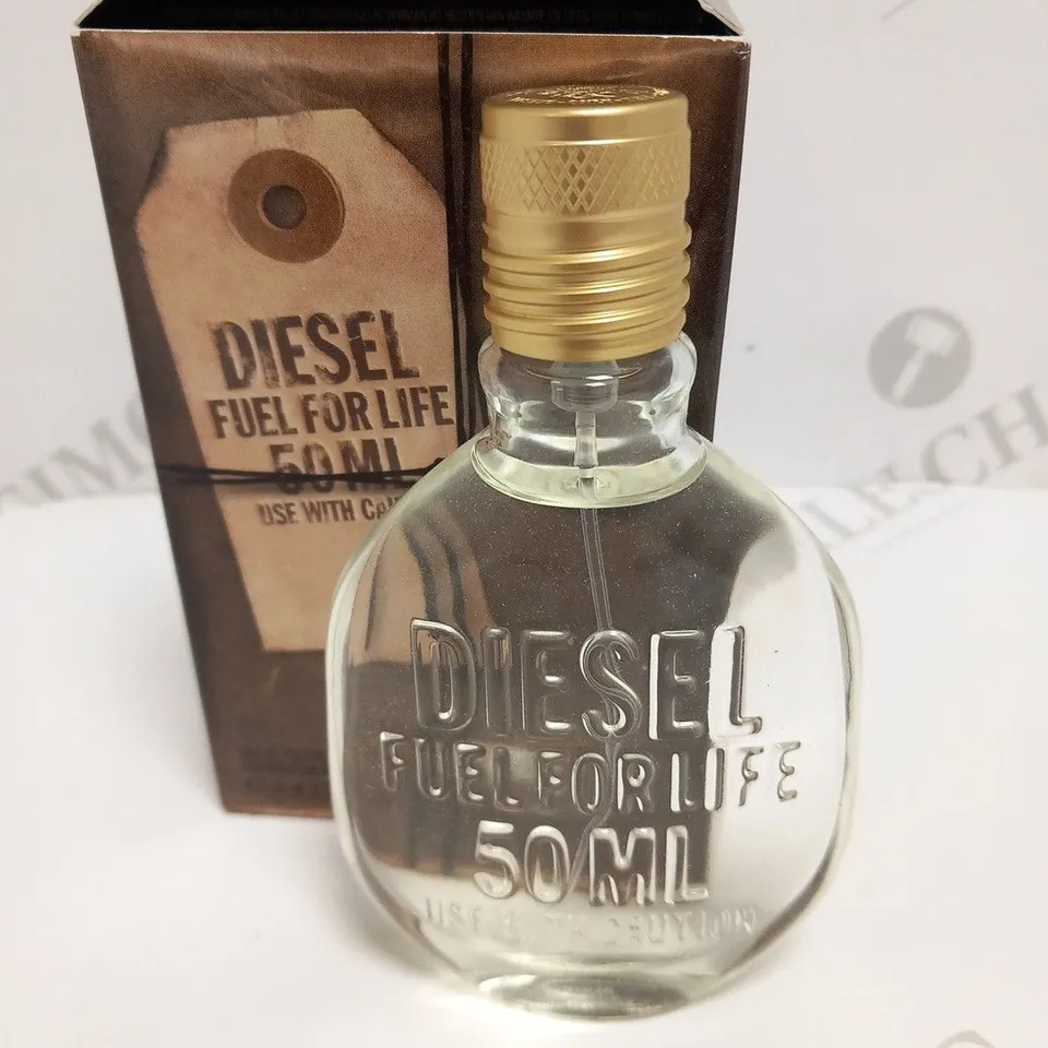 BOXED DIESEL FUEL FOR LIFE 50ML EAU DE TOILETTE POUR HOMME