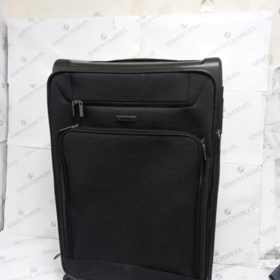 PARKER 8 WHEEL SUITCASE LARGE - BLACK RRP £104.99