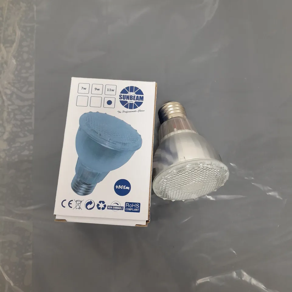 APPROXIMATELY 20 SUNBEAM 11W 3000K WARMLIGHT LOW ENERGY COMPACT PAR20 REFLECTOR LAMPS