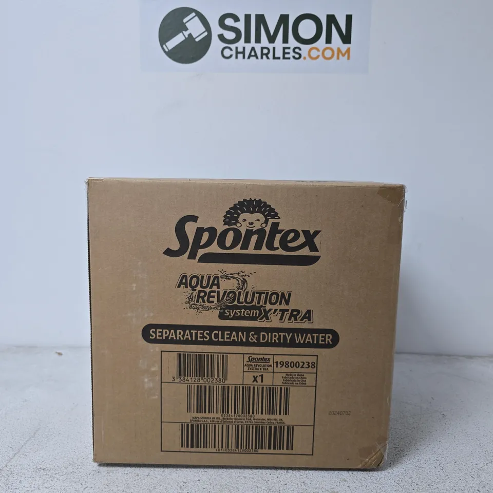 SPONTEX AQUA REVOLUTION SYSTEM X-TRA MOP KIT – BOXED