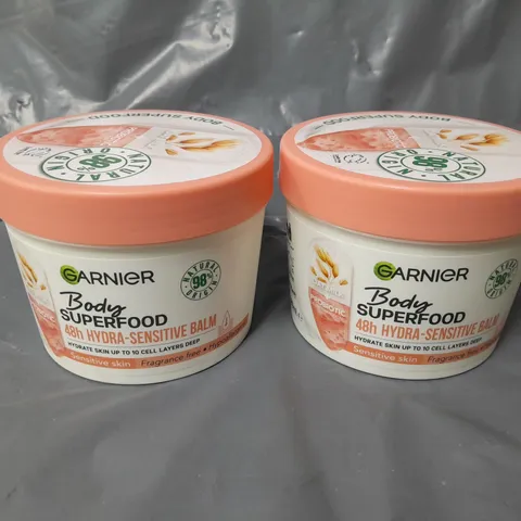 2 X GARNIER BODY SUPERFOOD HYDRA SENSITIVE BODY CREAM