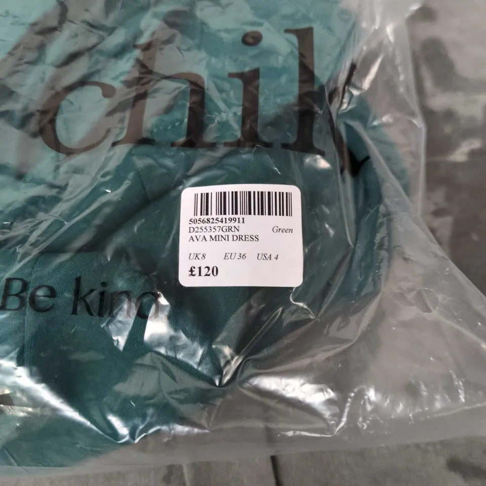 NOBODYS CHILD AVA MINI DRESS GREEN SIZE 8