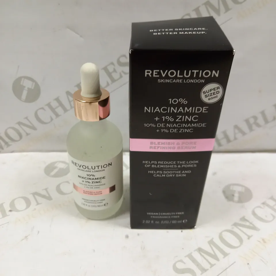 REVOLUTION 10% BLEMISH & PORE REFINING SERUM - 60ML