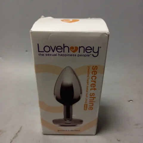 BOXED AND SEALED LOVEHONEY SECRET SHINE BUTT PLUG