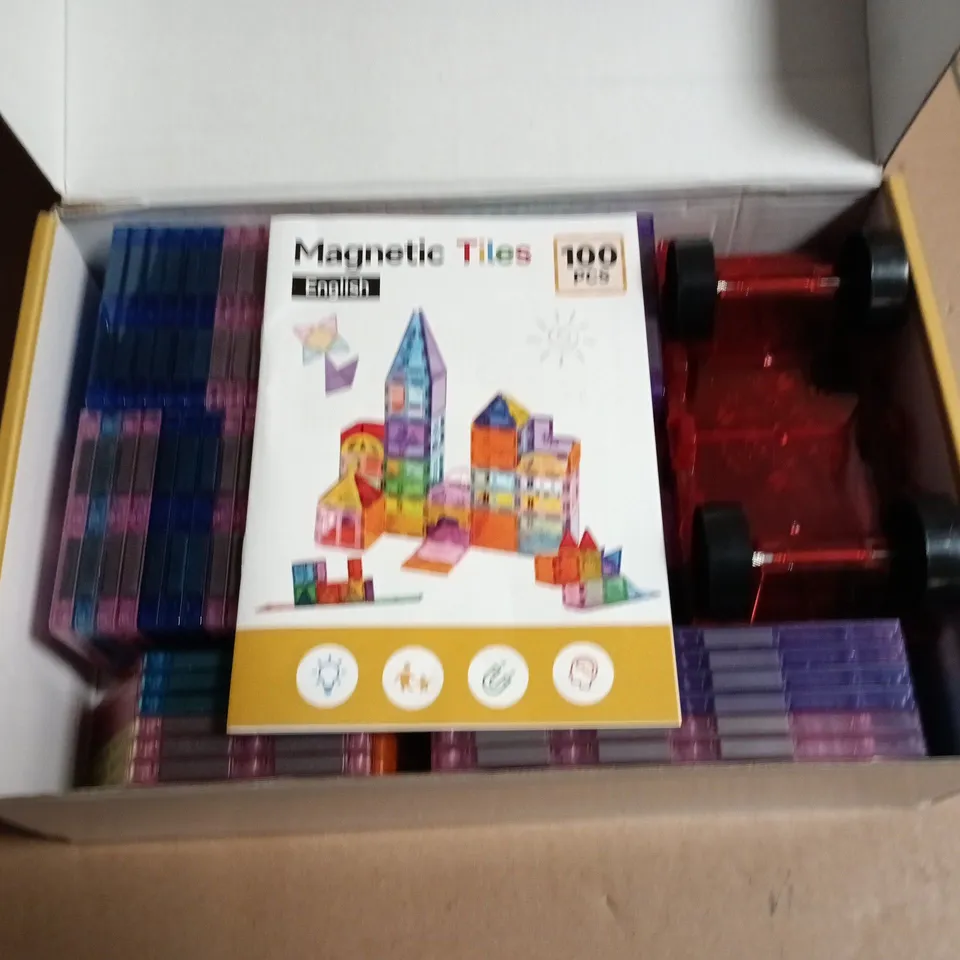 MAGNETIC TILES 100-PIECE BUILDING SET